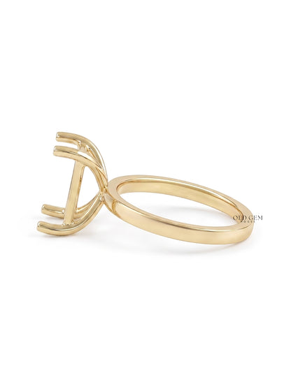 Radiant Cut Semi Mount Engagement Ring Engagement Ring