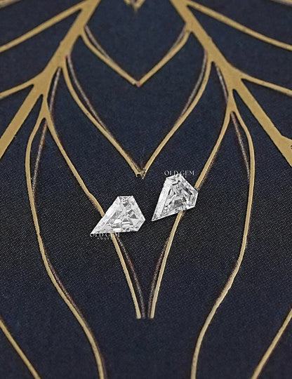 Shield Cut Lab Grown Diamond Pair
