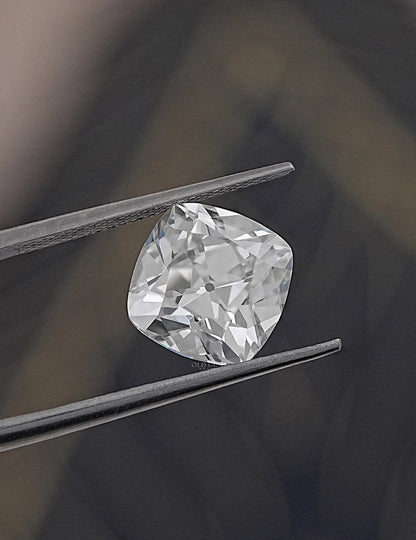 Old Mine Cut Square Cushion Diamond Lab Grown Diamond