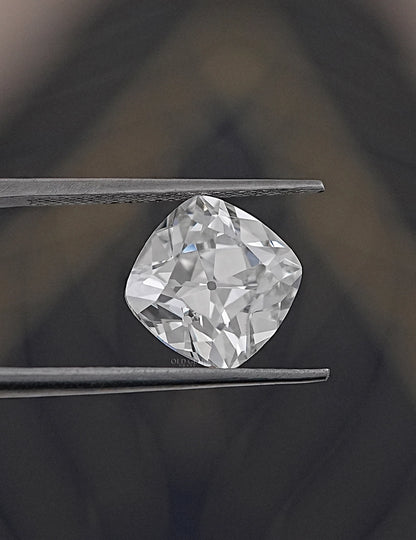 Old Mine Cut Square Cushion Diamond Lab Grown Diamond
