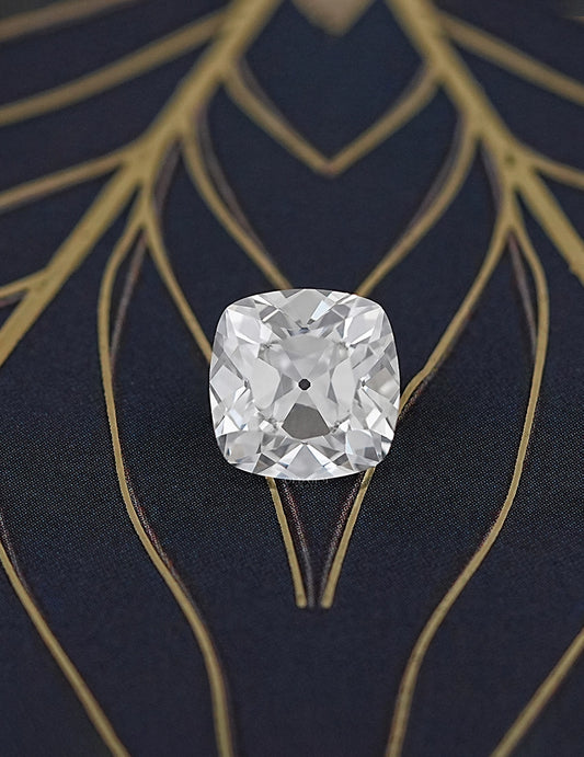 Square-shape Old Mine Cushion Lab Diamond -- 4.85 Ct Lab Grown Diamond