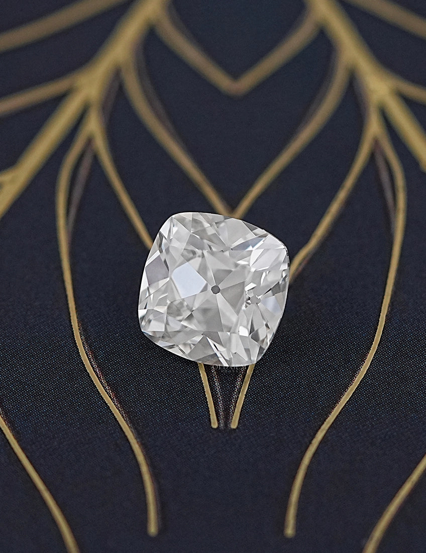 Old Mine Cut Square Cushion Diamond Lab Grown Diamond