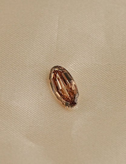 Step Cut Moval Lab Loose Champagne Diamond Lab Grown Diamond