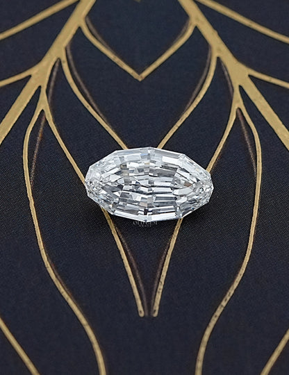 Step Cut Oval Lab Grown Loose Diamond Lab Grown Diamond