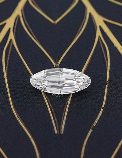 Step Cut Oval Lab Grown Diamond - IGI Certified
