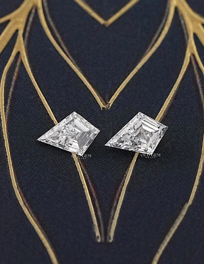 Step Cut Kite Lab Grown Diamond Matching Pairs Lab Grown Diamond