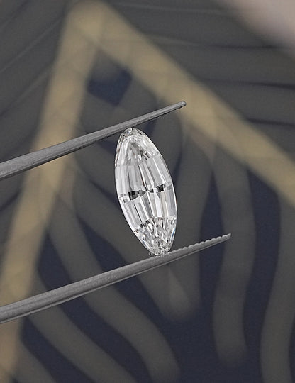 Step Cut Oval Lab Diamond