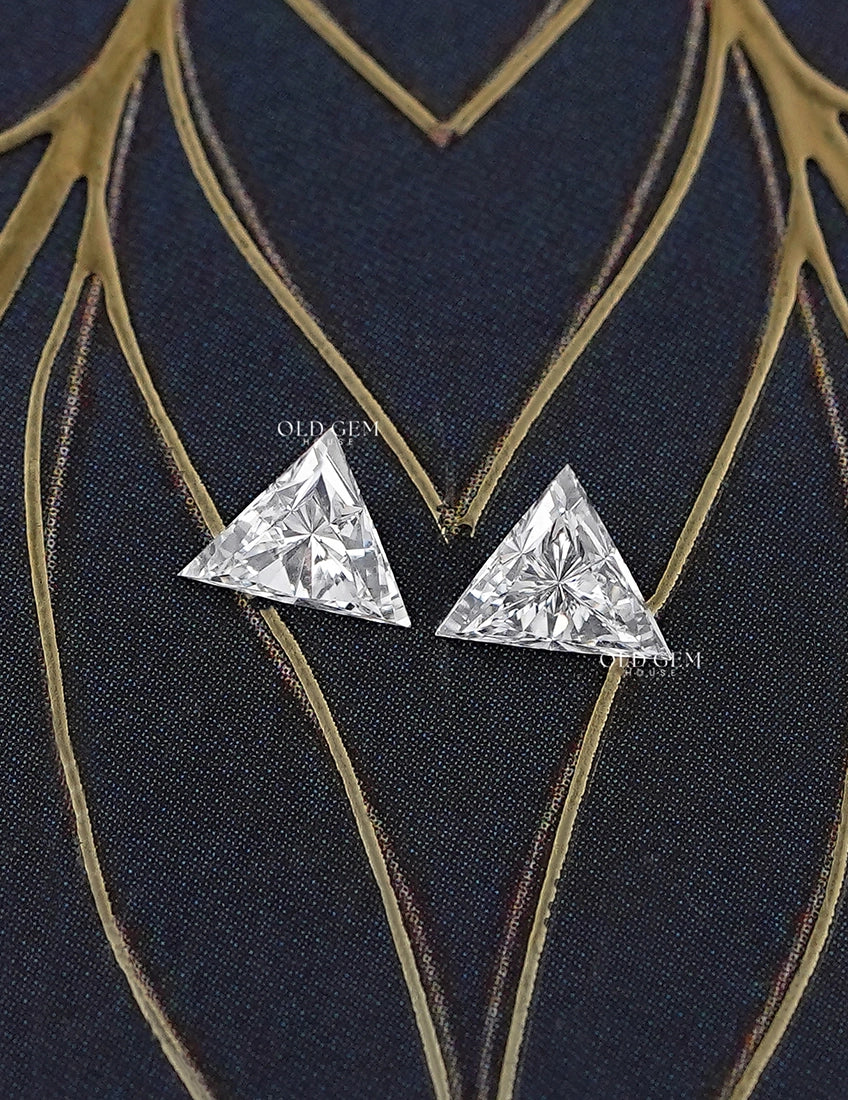 Triangle Cut Lab Grown Diamond Matching Pair Lab Grown Diamond