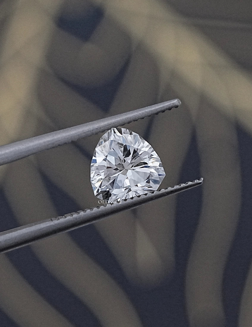 Step Cut Trillion Shape Lab Grown Diamond