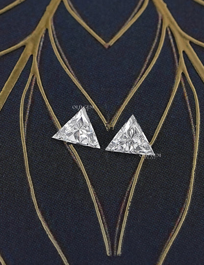 Triangle Cut Lab Grown Diamond Pair
