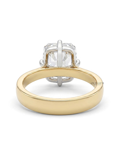 Old Mine Cushion Cut Solitaire Ring Georgian Era Engagement Ring