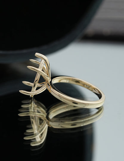 Pear Shape Semi Mount Engagement Ring Engagement Ring