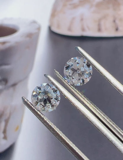 Old European Round Matching Pair Loose