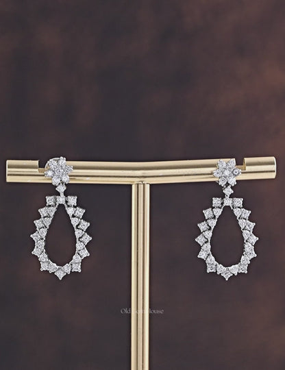 Pear Shape Drop Earrings