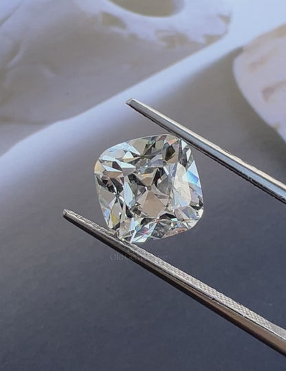 Square-Shape Old Mine Cushion Lab Diamond -- 3.20 Ct