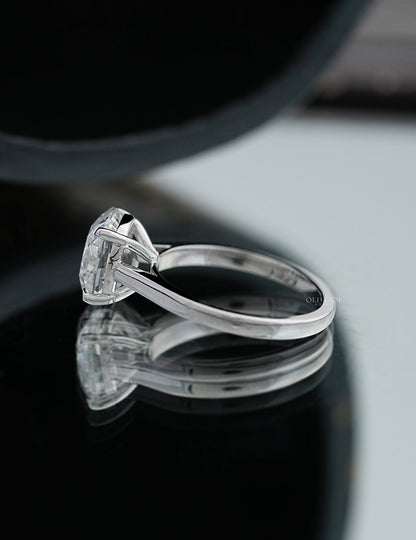 Old Mine Cushion Cut Solitaire Ring
